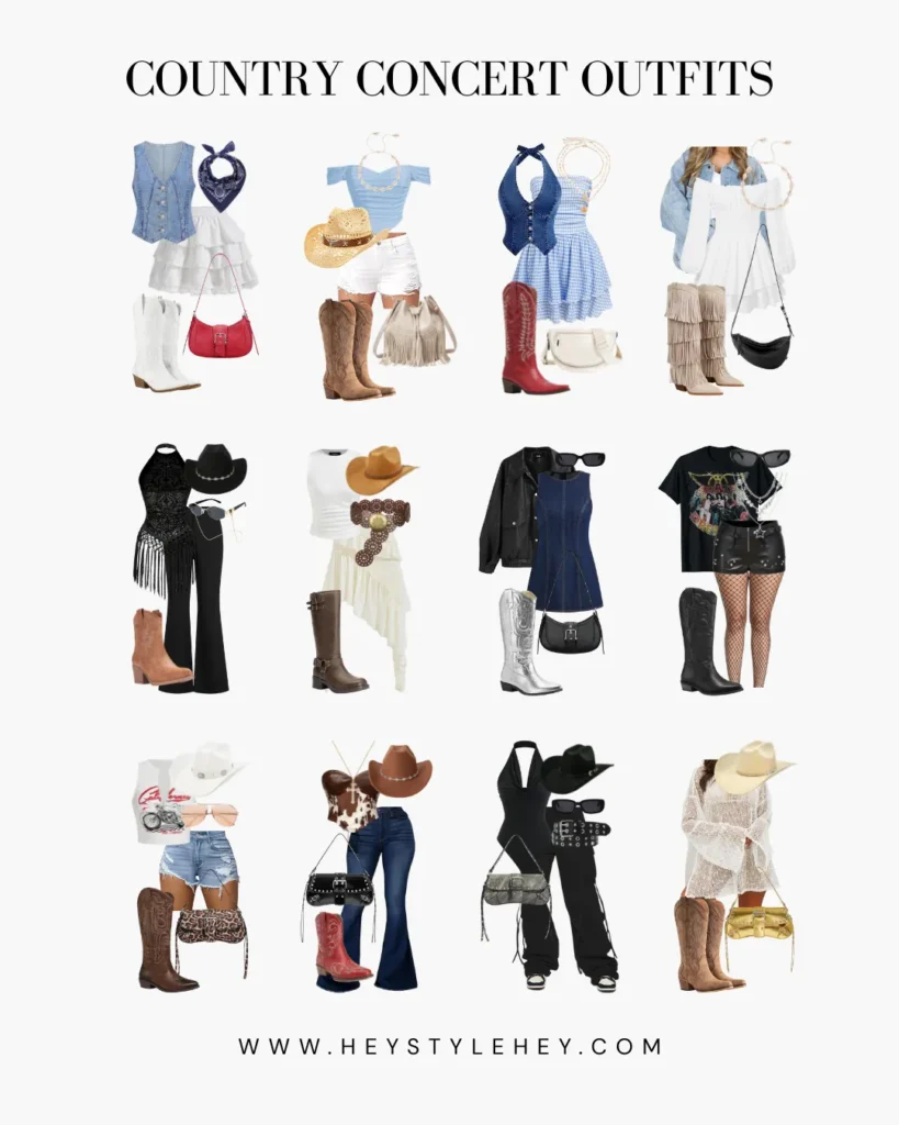 country concert outfit ideas