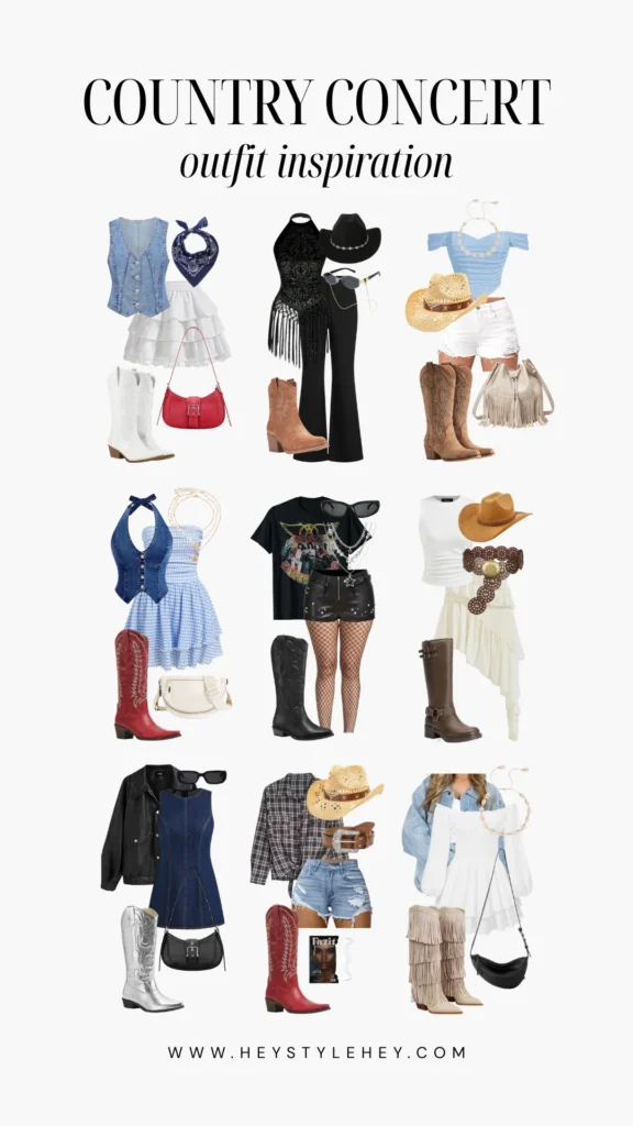 country concert outfit ideas