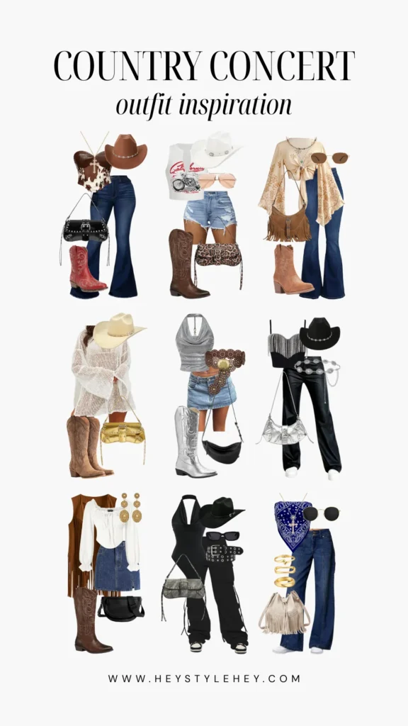 country concert outfit ideas