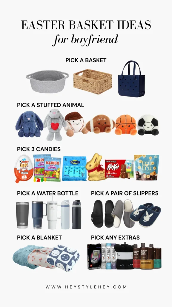 easter basket ideas for boyfriend