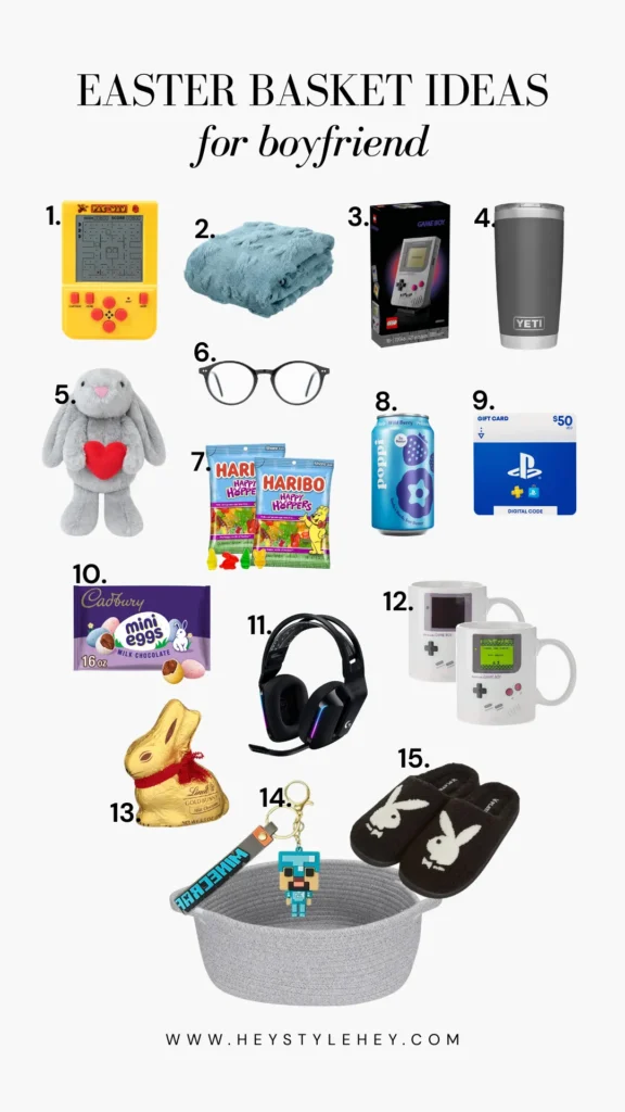 easter basket ideas for boyfriend