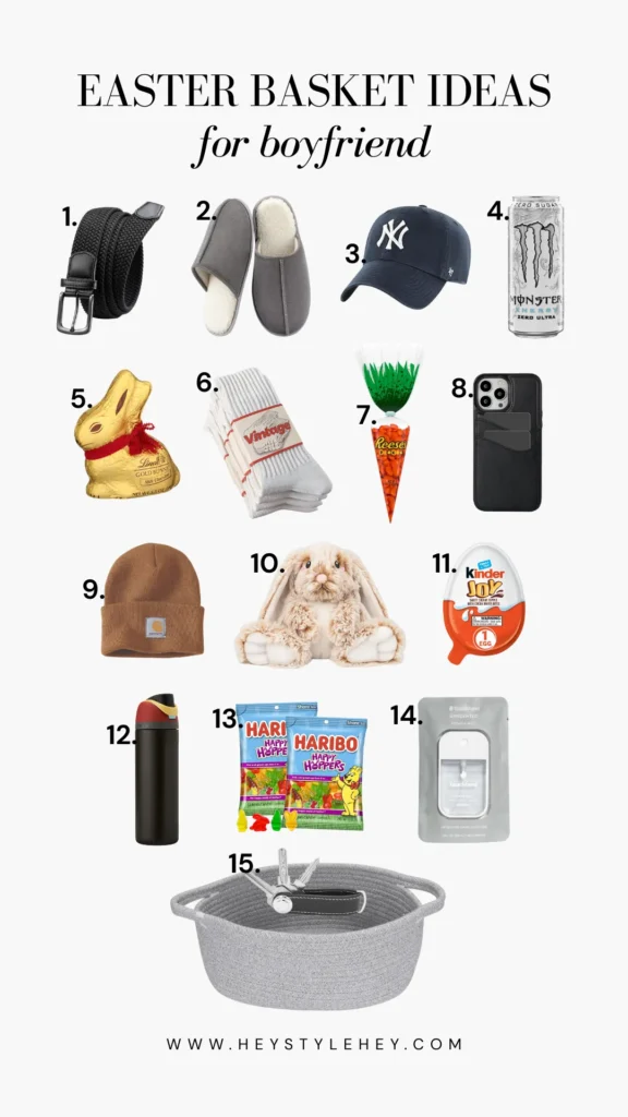 easter basket ideas for boyfriend