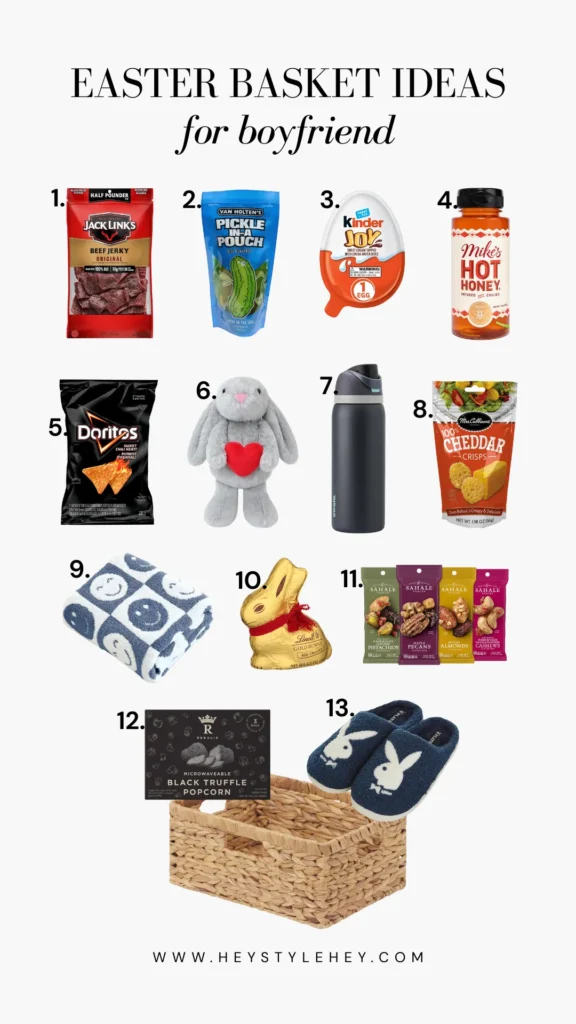 easter basket ideas for boyfriend