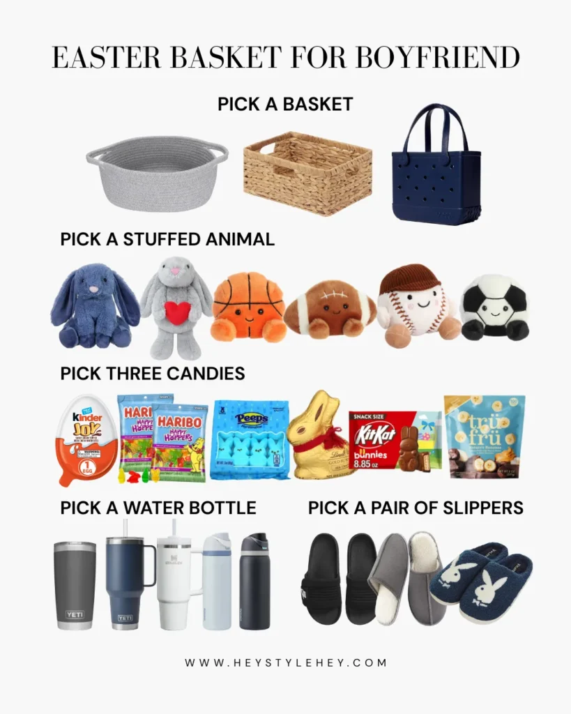 easter basket ideas for boyfriend