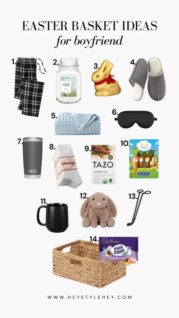 easter basket ideas for boyfriend