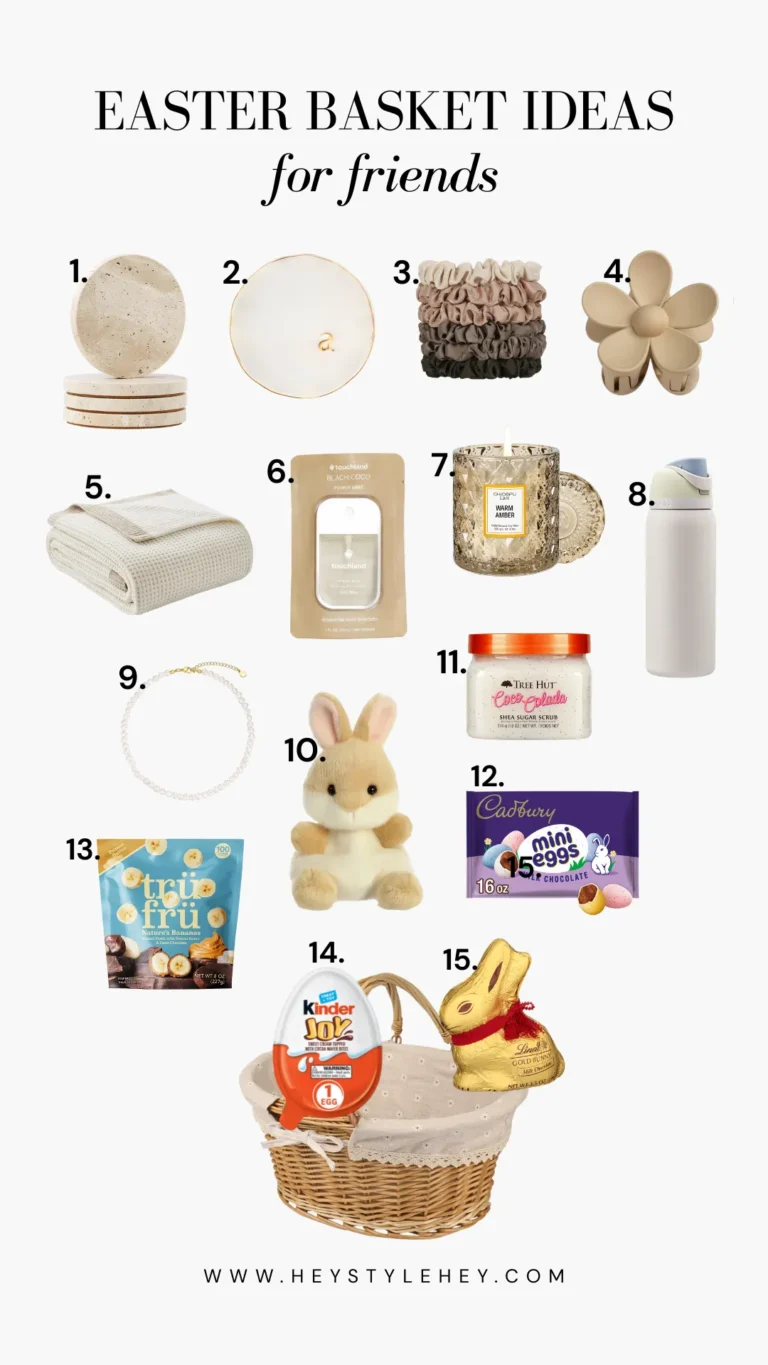 Clean Girl Aesthetic Easter Basket