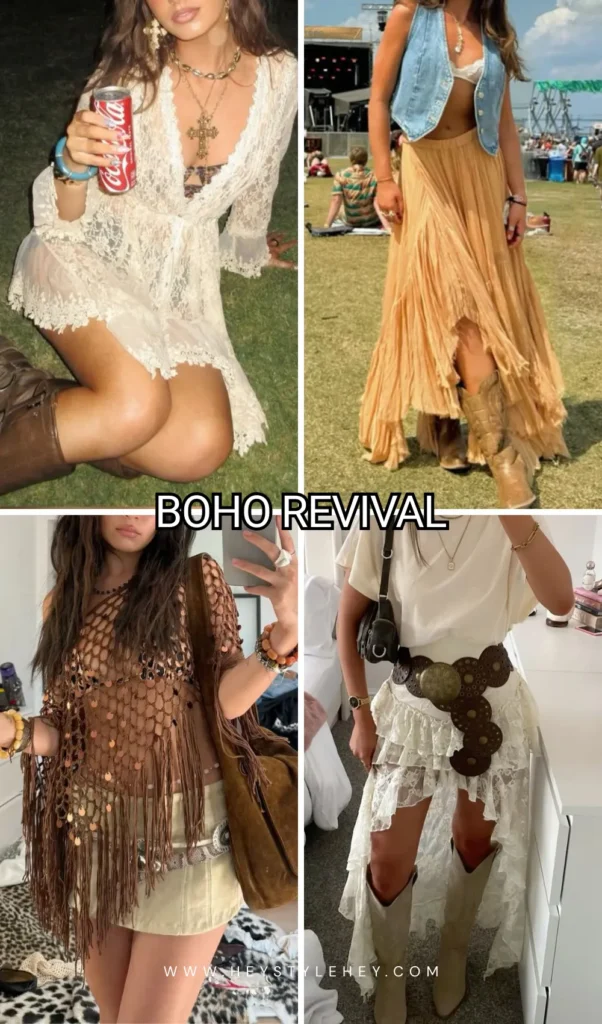 festival outfit ideas - boho