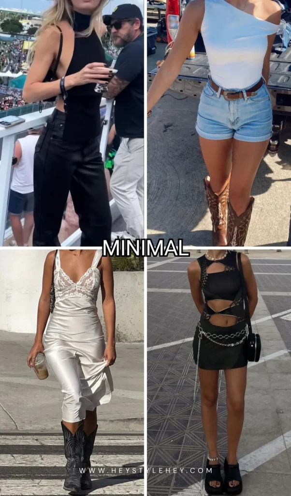 festival outfit ideas - minimal