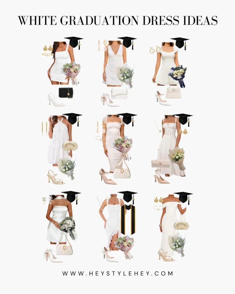 white graduation dress ideas