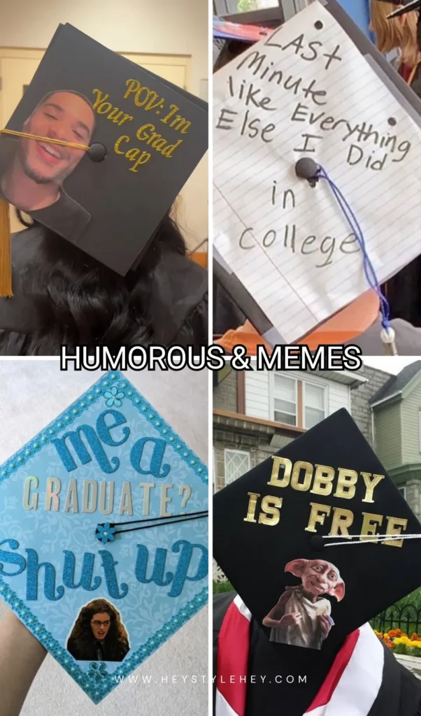 graduation cap designs - humorous