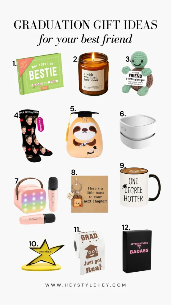 graduation gifts for best friend