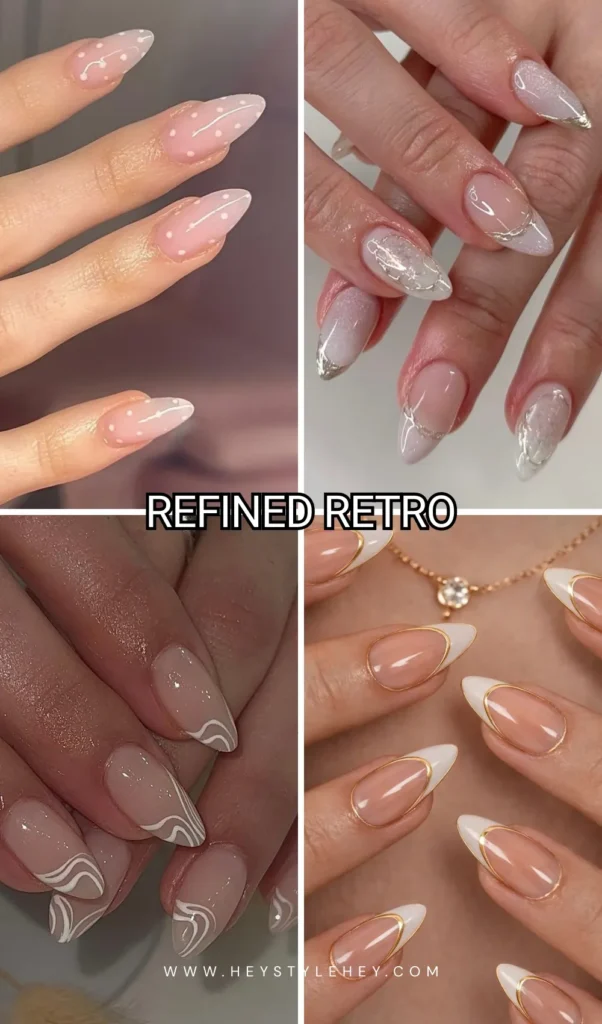 graduation nail ideas - retro