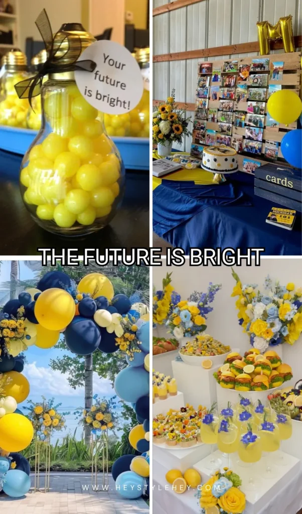 graduation party theme - the future is bright