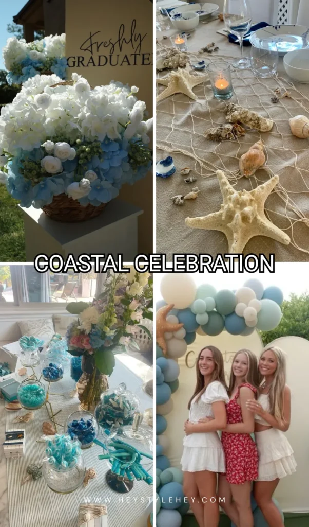 graduation party theme - coastal