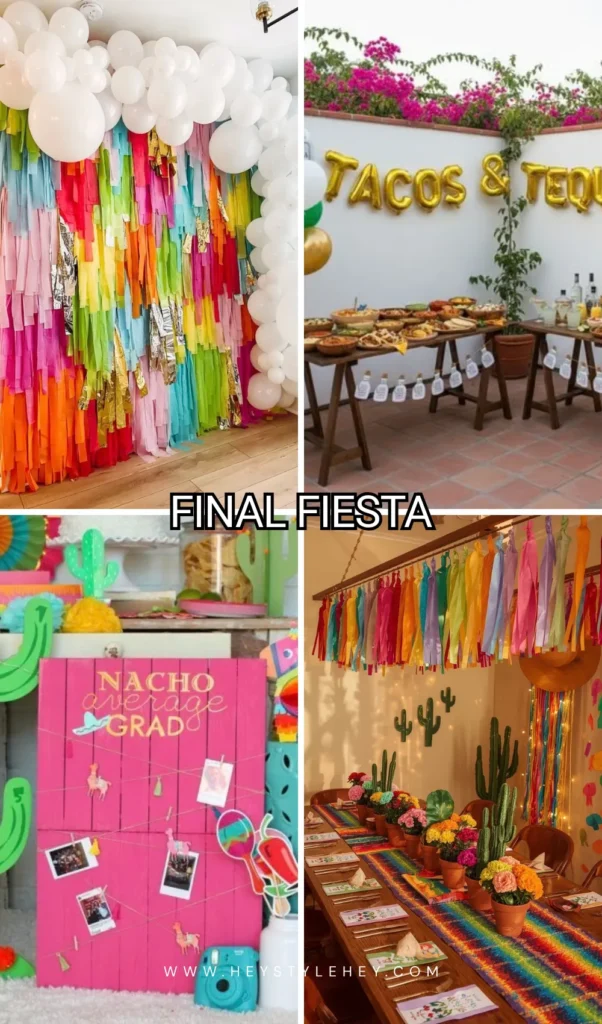 graduation party theme - final fiesta