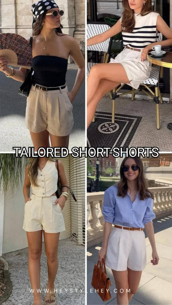 summer 2026 fashion trends - tailored shorts