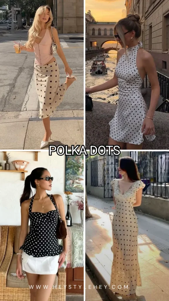 summer 2026 fashion trends - polka dots