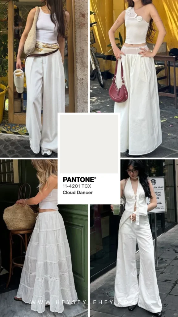 summer color trends 2026 - cloud dancer