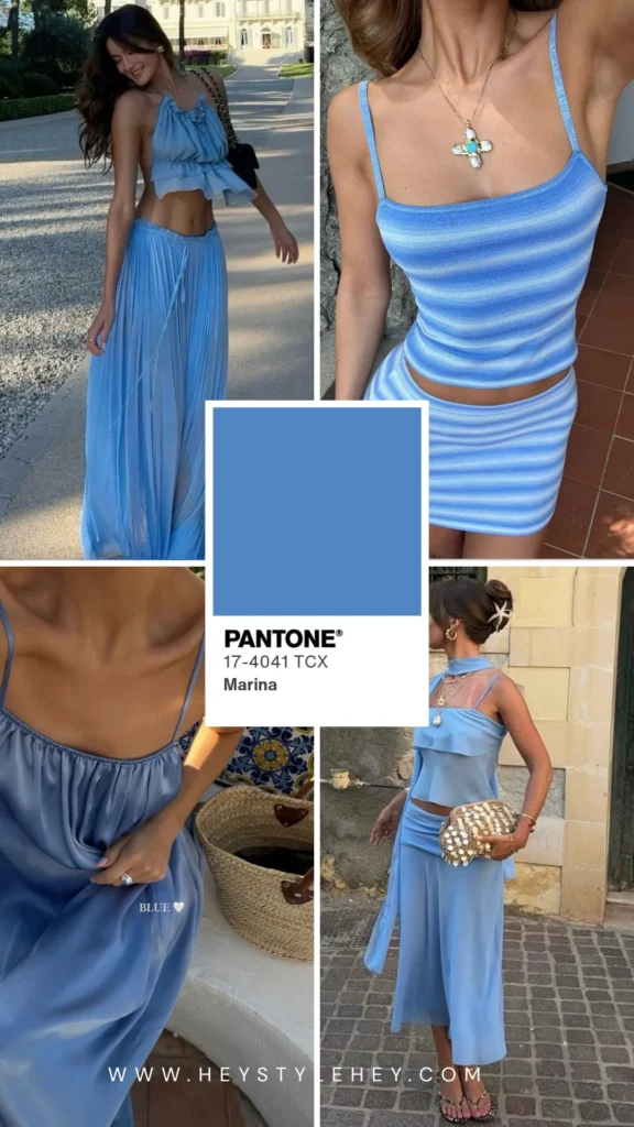 summer color trends 2026 - marina blue