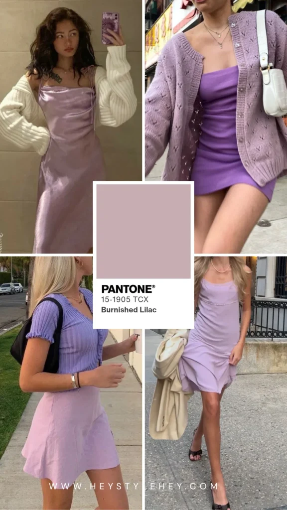 summer color trends 2026 - burnished lilac