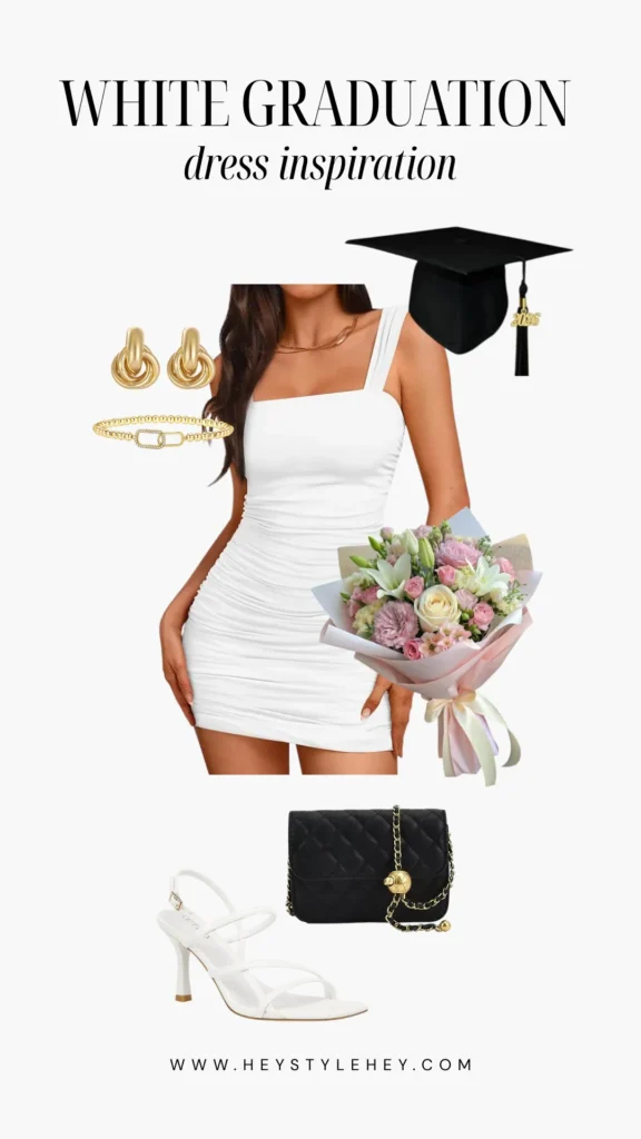 white graduation dress ideas