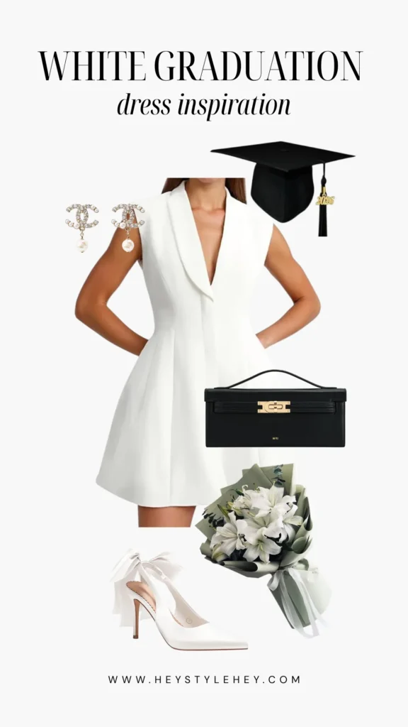 white graduation dress ideas