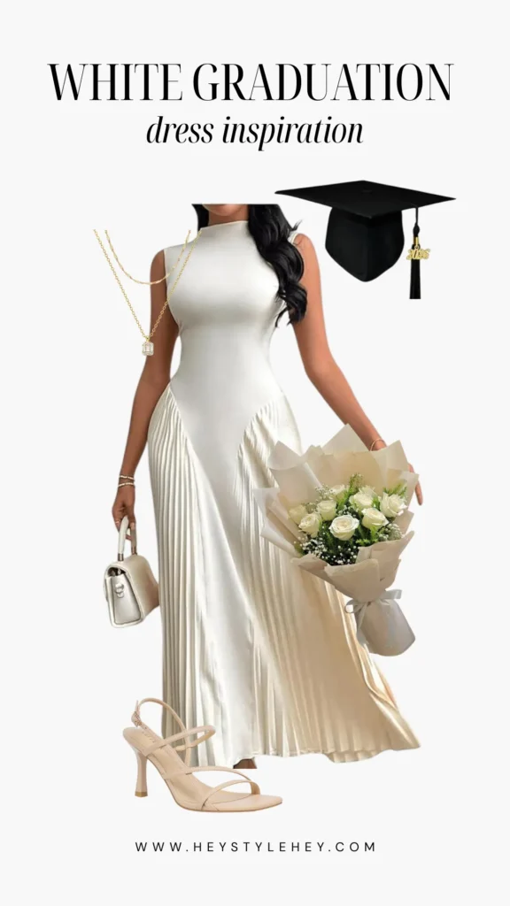 white graduation dress ideas