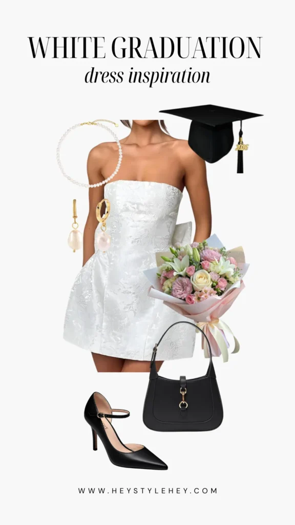 white graduation dress ideas