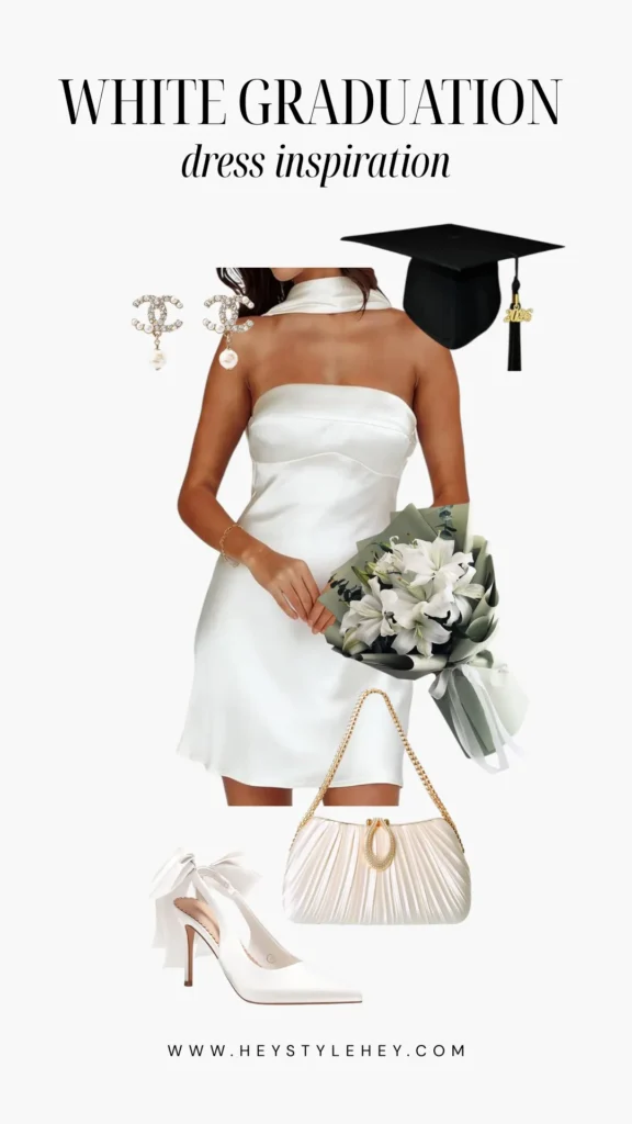 white graduation dress ideas