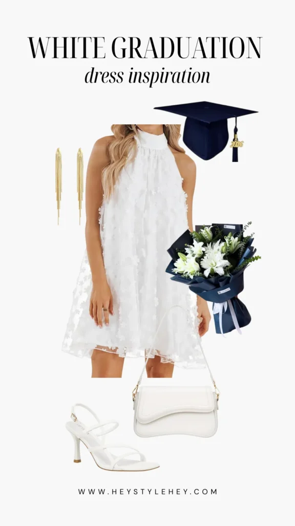 white graduation dress ideas