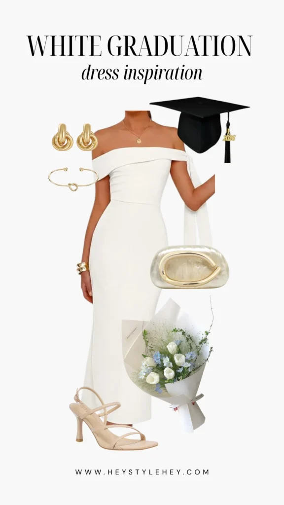 white graduation dress ideas