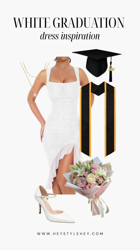 white graduation dress ideas