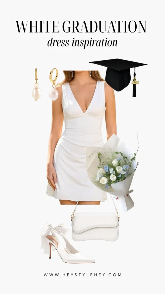 white graduation dress ideas