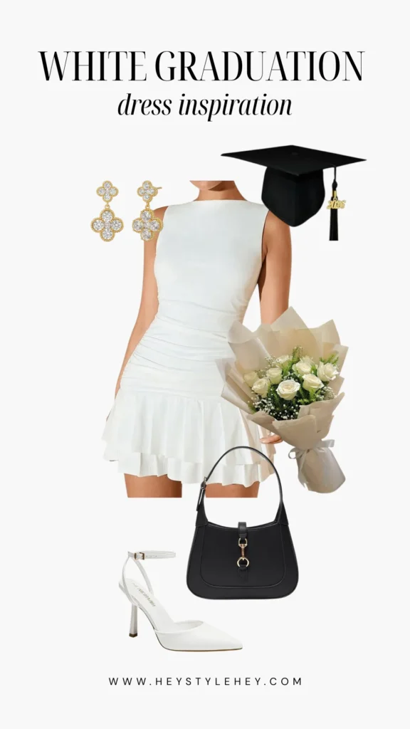 white graduation dress ideas