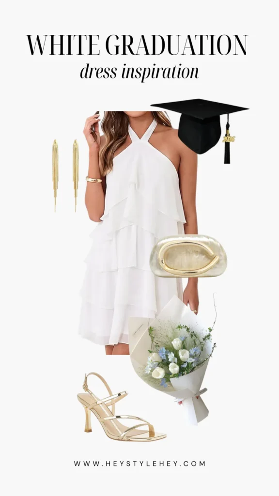white graduation dress ideas