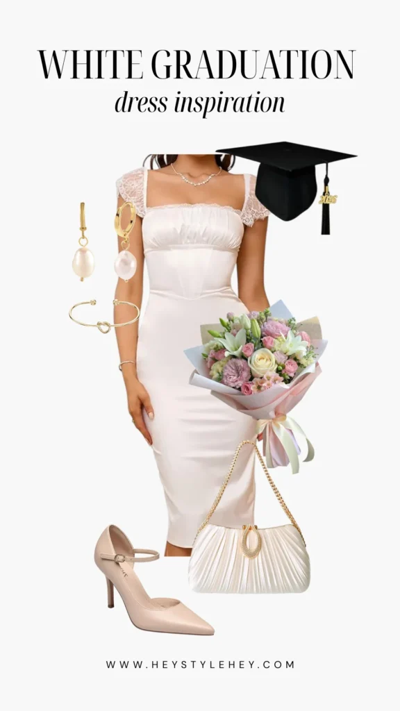 white graduation dress ideas