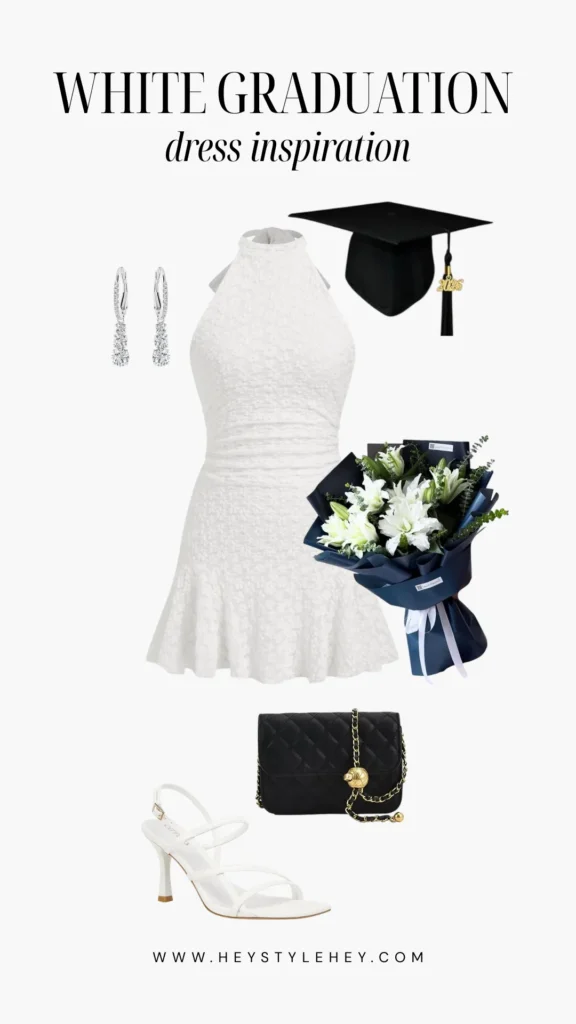 white graduation dress ideas