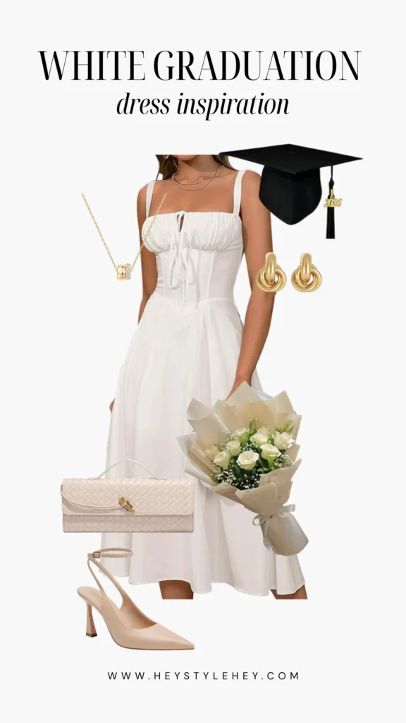 white graduation dress ideas