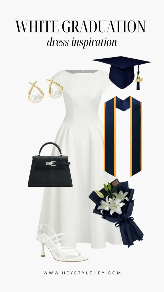 white graduation dress ideas