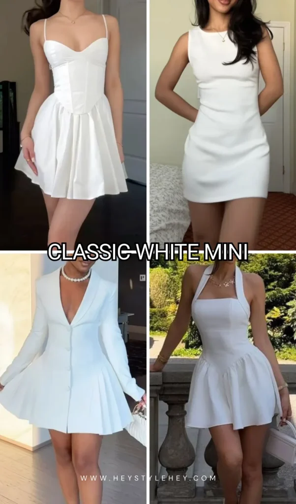 white graduation dress ideas