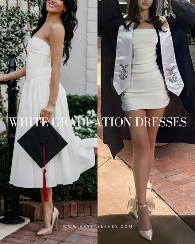 white graduation dress ideas