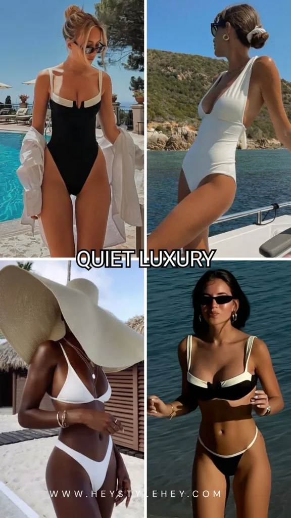 2026 swimwear trends - quiet luxury