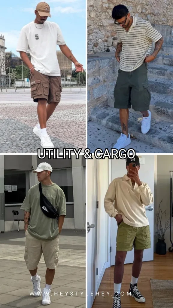 mens summer 2026 fashion trends - utility & cargo