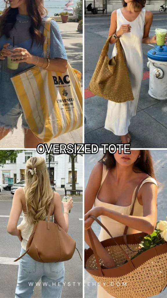 summer 2026 fashion trends - oversized tote