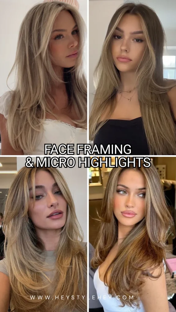 summer 2026 hair color trends - face framing