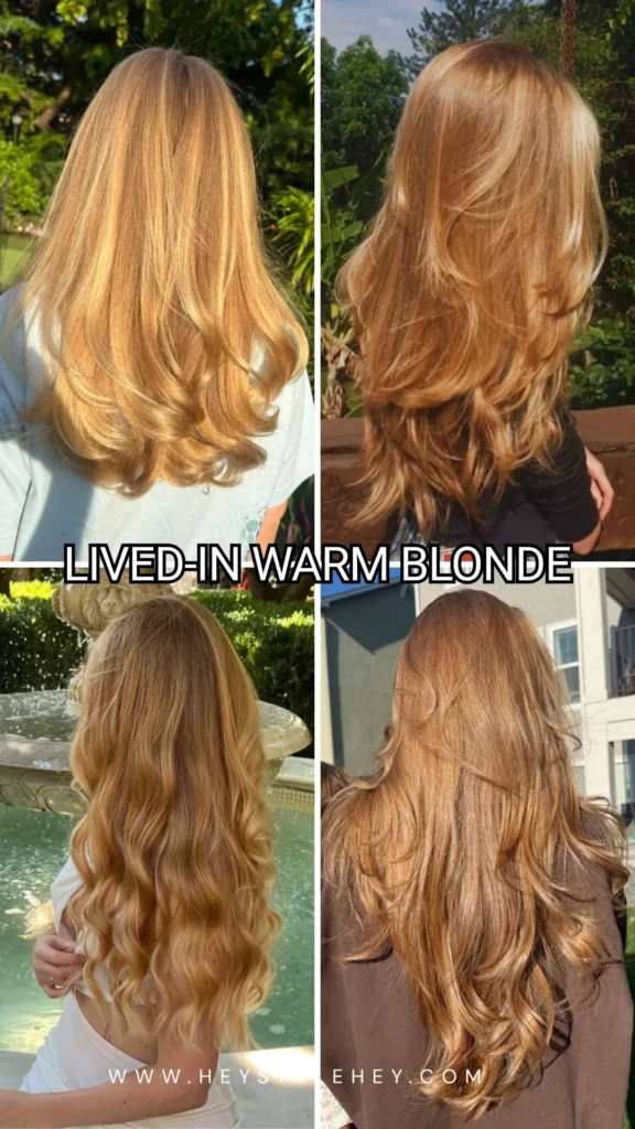 summer 2026 hair color trends - lived in warm blonde