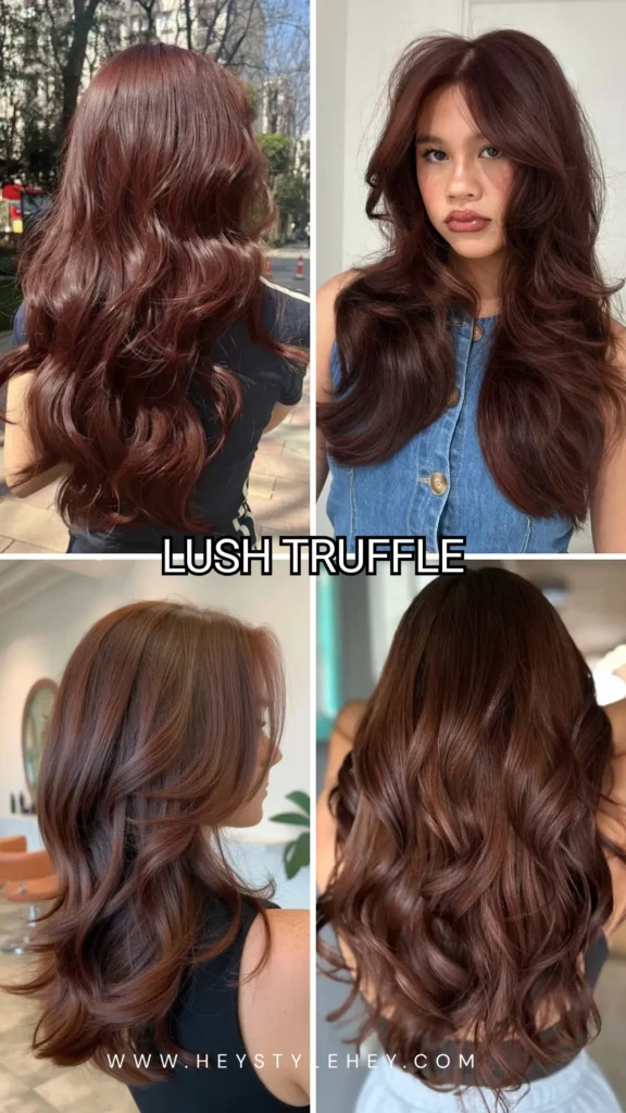 summer 2026 hair color trends - lush truffle