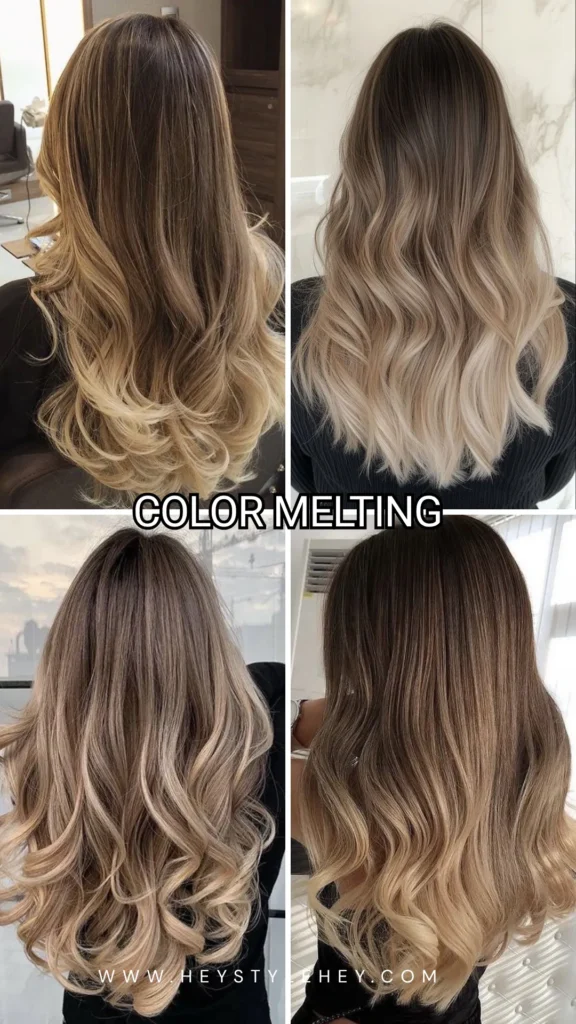 summer 2026 hair color trends - color melting
