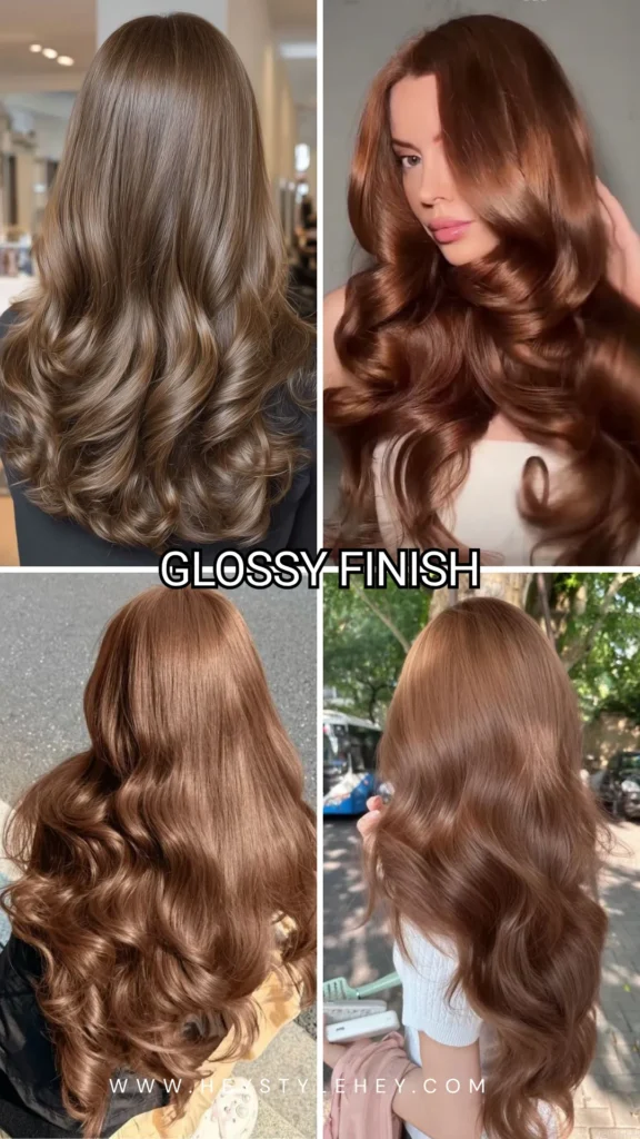 summer 2026 hair trends - glossy finish
