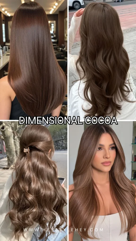 summer 2026 hair trends - dimensional cocoa